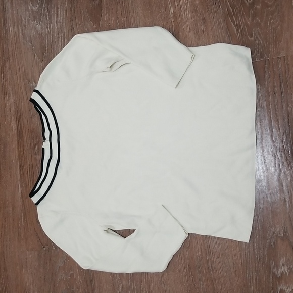 (LP) Talbots Petites Knit Colorblock Modern Contemporary Dorm Ready Modest - Picture 1 of 9